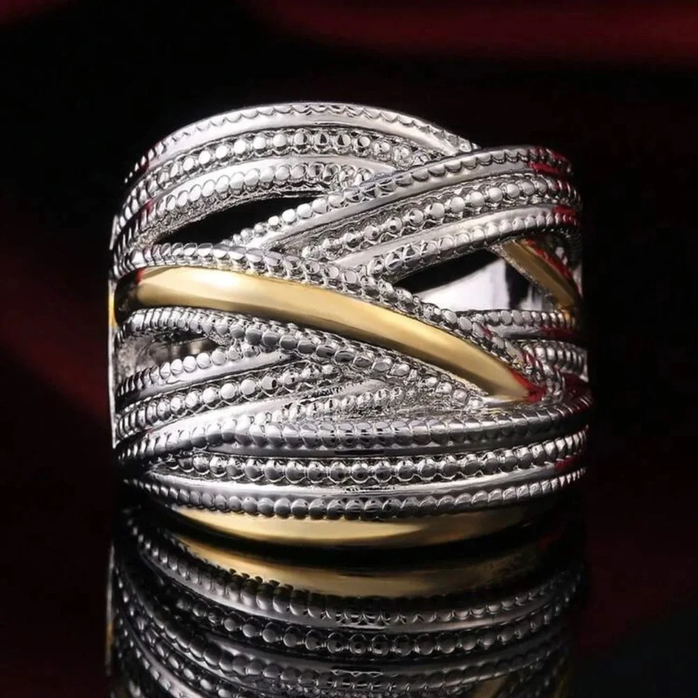 NEW Huge Diamond 925 Silver Ring